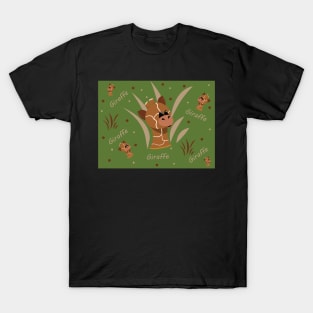 Super cute Giraffe Pattern T-Shirt